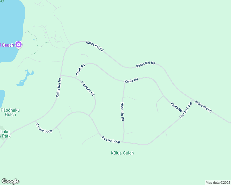 map of restaurants, bars, coffee shops, grocery stores, and more near 66 Noho Lio Road in Maunaloa