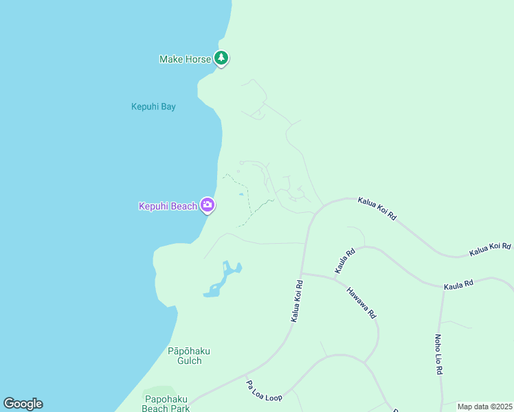 map of restaurants, bars, coffee shops, grocery stores, and more near 50 Kepuhi Place in Maunaloa