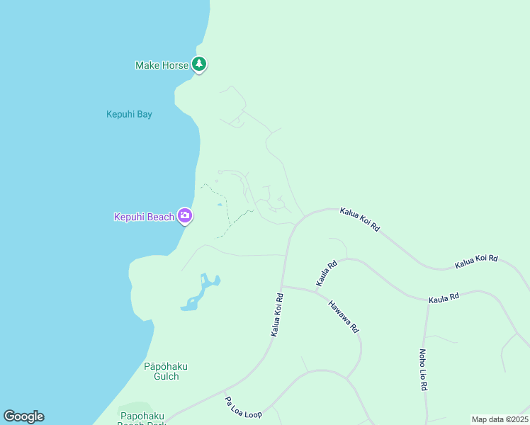 map of restaurants, bars, coffee shops, grocery stores, and more near 50 Kepuhi Place in Maunaloa