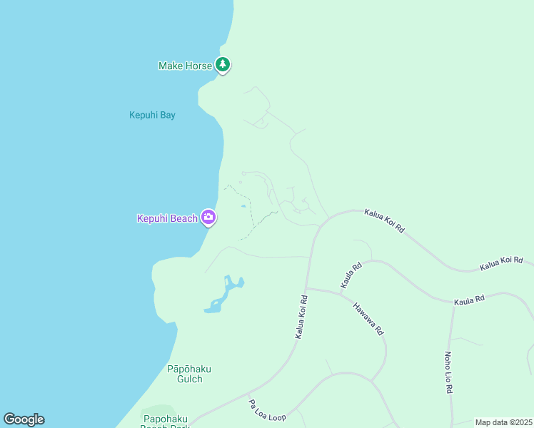 map of restaurants, bars, coffee shops, grocery stores, and more near 255 Kepuhi Place in Kaunakakai