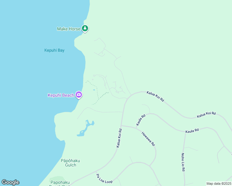 map of restaurants, bars, coffee shops, grocery stores, and more near 50 Kepuhi Place in Maunaloa