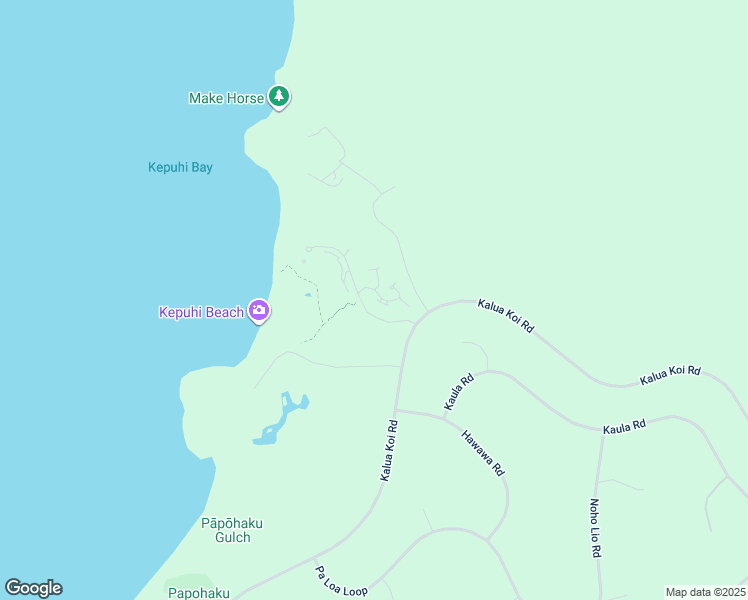 map of restaurants, bars, coffee shops, grocery stores, and more near 50 Kepuhi Place in Maunaloa