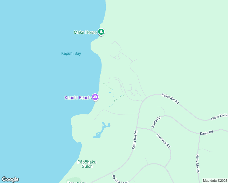 map of restaurants, bars, coffee shops, grocery stores, and more near 5B Kepuhi Place in Maunaloa