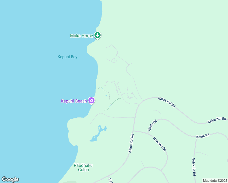 map of restaurants, bars, coffee shops, grocery stores, and more near 255 Kepuhi Place in Kaunakakai