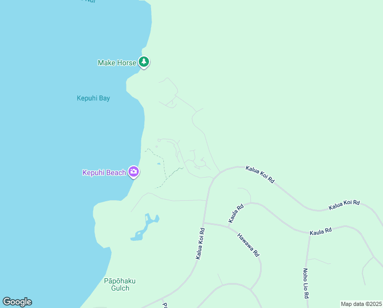 map of restaurants, bars, coffee shops, grocery stores, and more near 50 Kepuhi Place in Maunaloa