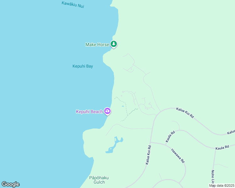 map of restaurants, bars, coffee shops, grocery stores, and more near Kepuhi Road in Maui County