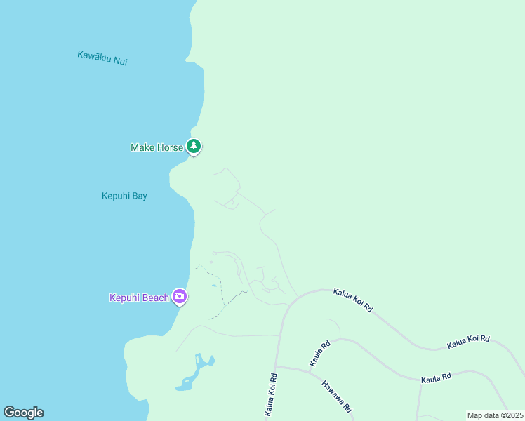map of restaurants, bars, coffee shops, grocery stores, and more near 100 Lio Place in Maunaloa
