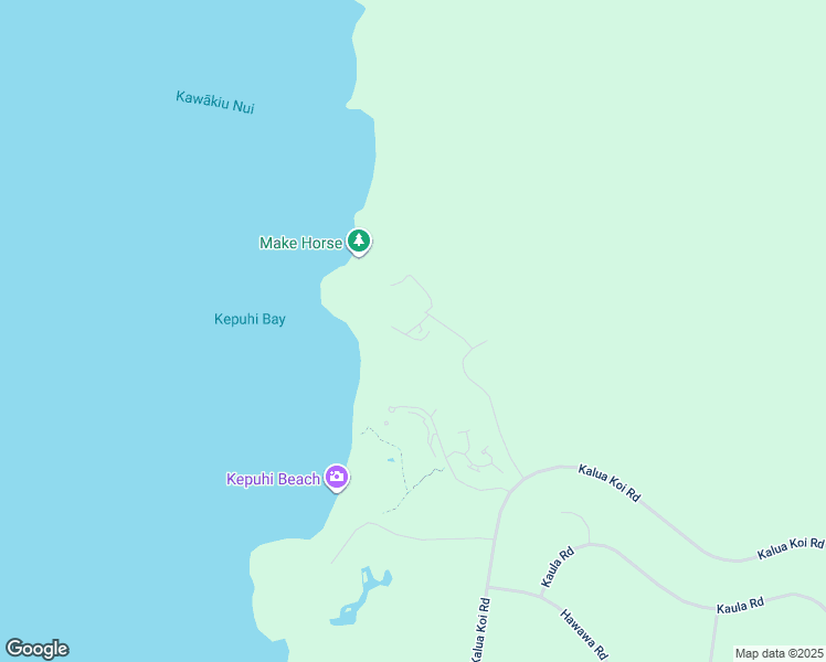 map of restaurants, bars, coffee shops, grocery stores, and more near 100 Lio Place in Maunaloa