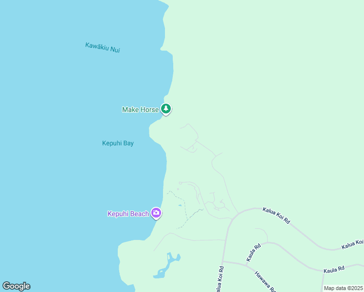 map of restaurants, bars, coffee shops, grocery stores, and more near 100 Lio Place in Maunaloa