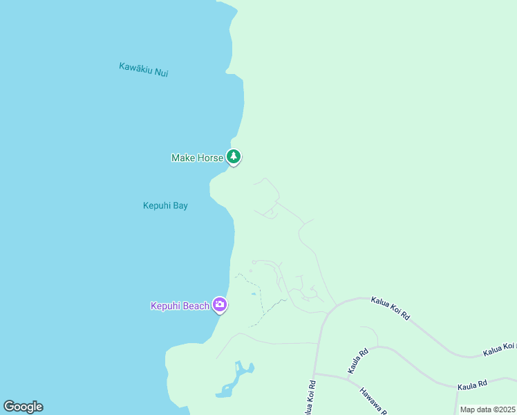 map of restaurants, bars, coffee shops, grocery stores, and more near 100 Lio Place in Maunaloa