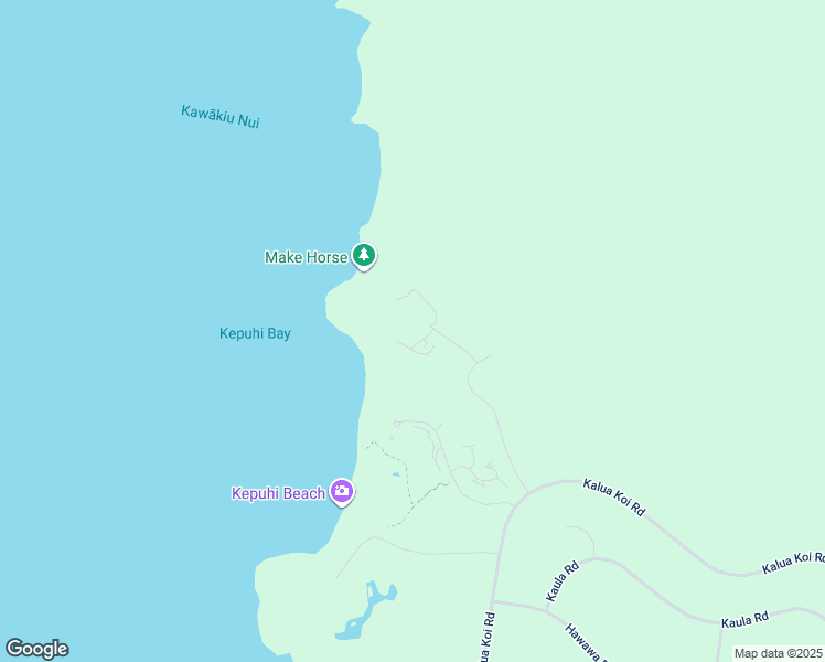map of restaurants, bars, coffee shops, grocery stores, and more near 100 Lio Place in Maunaloa