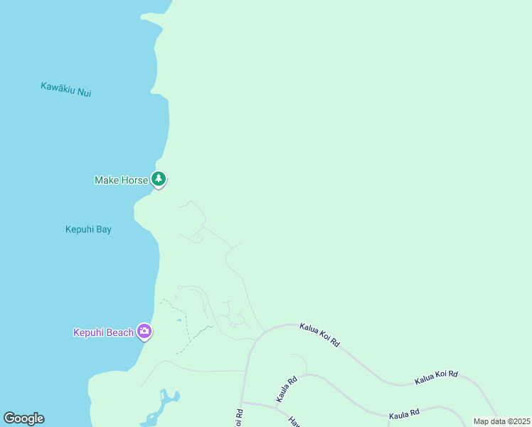 map of restaurants, bars, coffee shops, grocery stores, and more near 100 Lio Place in Maunaloa
