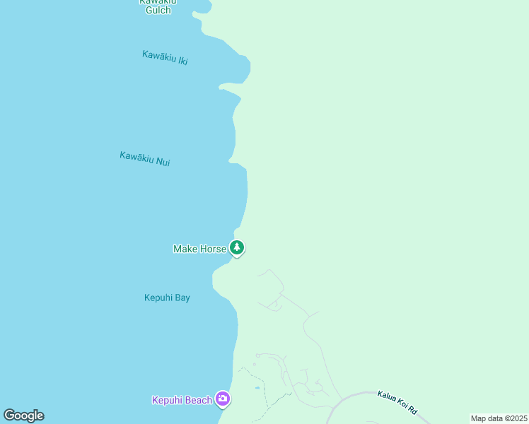 map of restaurants, bars, coffee shops, grocery stores, and more near 50 Kepuhi Place in Maunaloa