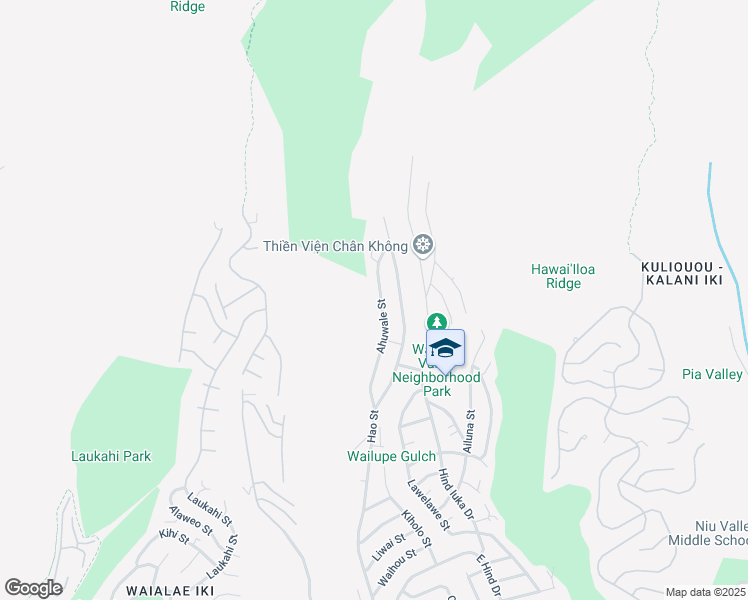 map of restaurants, bars, coffee shops, grocery stores, and more near 888 Ahuwale Street in Honolulu