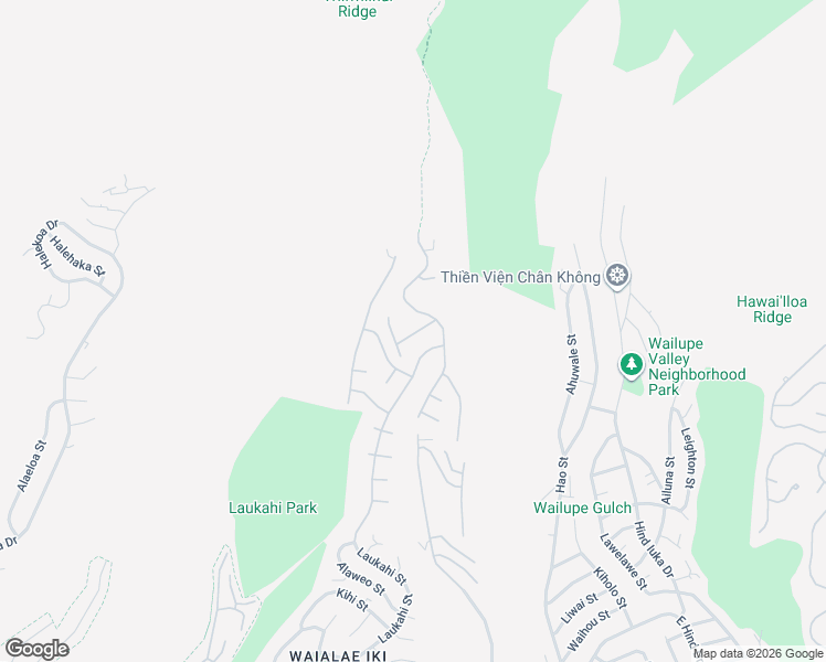 map of restaurants, bars, coffee shops, grocery stores, and more near 2218 Piimauna Street in Honolulu