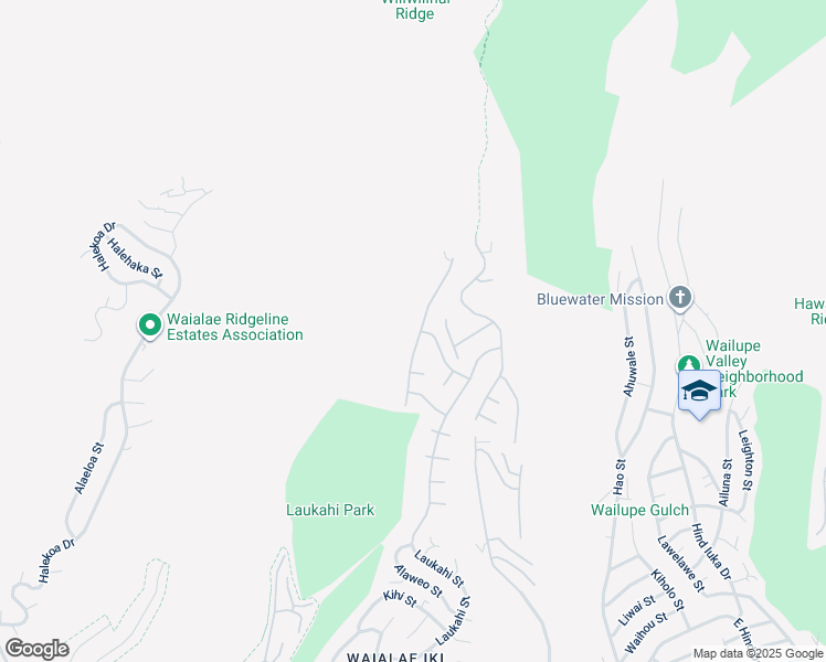 map of restaurants, bars, coffee shops, grocery stores, and more near 2208 Halakau Street in Honolulu