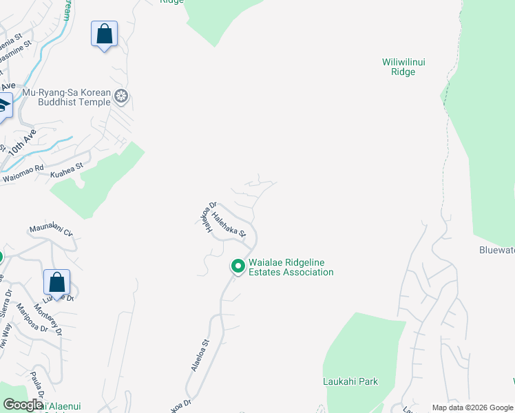 map of restaurants, bars, coffee shops, grocery stores, and more near 2416 Aha Aina Place in Honolulu
