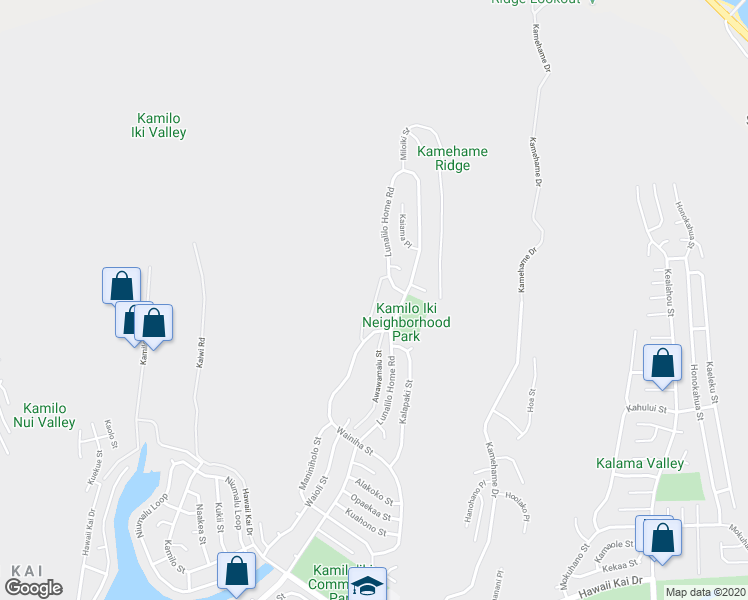 map of restaurants, bars, coffee shops, grocery stores, and more near 1136 Kumukumu Street in Honolulu