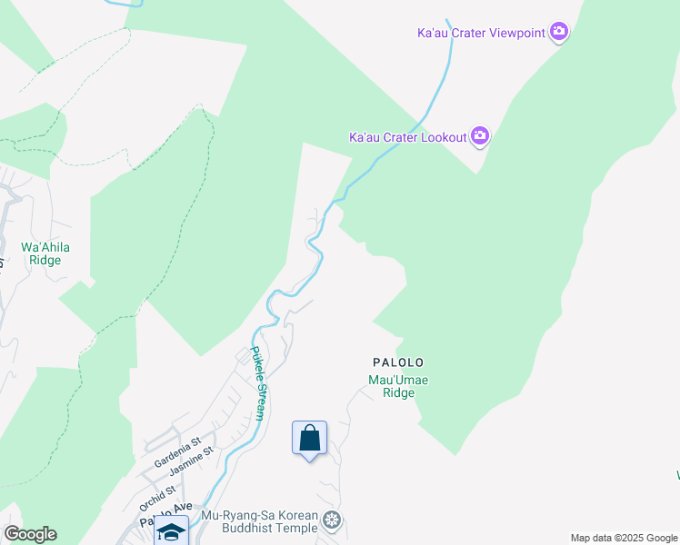 map of restaurants, bars, coffee shops, grocery stores, and more near 2801J Lā-'ī Road in Honolulu