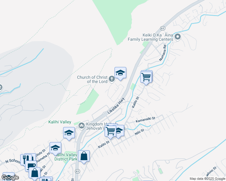 map of restaurants, bars, coffee shops, grocery stores, and more near 2209 Kula Kolea Drive in Honolulu