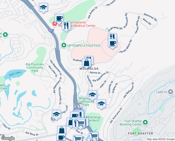 map of restaurants, bars, coffee shops, grocery stores, and more near in TRIPLER AMC