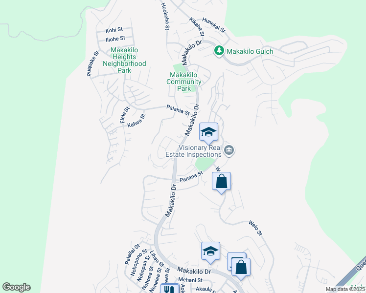 map of restaurants, bars, coffee shops, grocery stores, and more near 92-1069 Kanehoa Loop in Kapolei