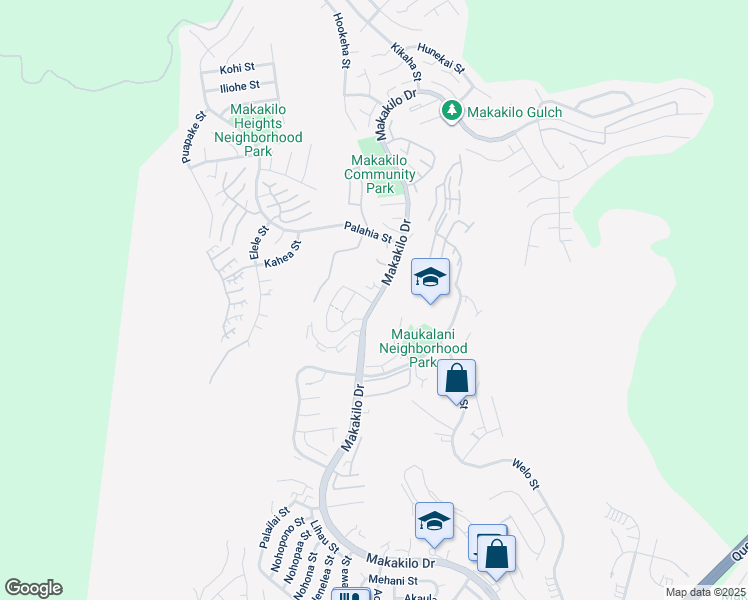 map of restaurants, bars, coffee shops, grocery stores, and more near 92-1069 Kanehoa Loop in Kapolei
