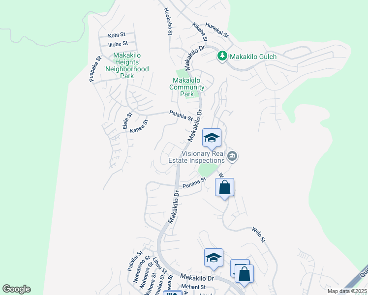 map of restaurants, bars, coffee shops, grocery stores, and more near 92-1069 Kanehoa Loop in Kapolei