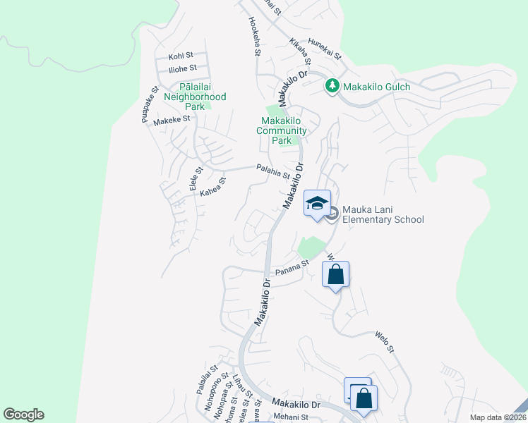 map of restaurants, bars, coffee shops, grocery stores, and more near 92-1042 Kanehoa Loop in Kapolei