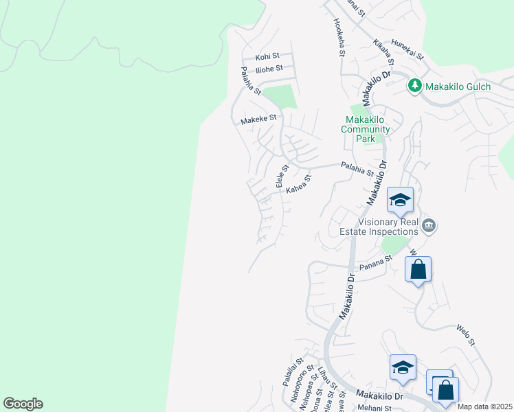 map of restaurants, bars, coffee shops, grocery stores, and more near 92-7049 Elele Street in Kapolei