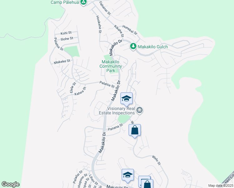 map of restaurants, bars, coffee shops, grocery stores, and more near 92-1043 Makakilo Drive in Kapolei