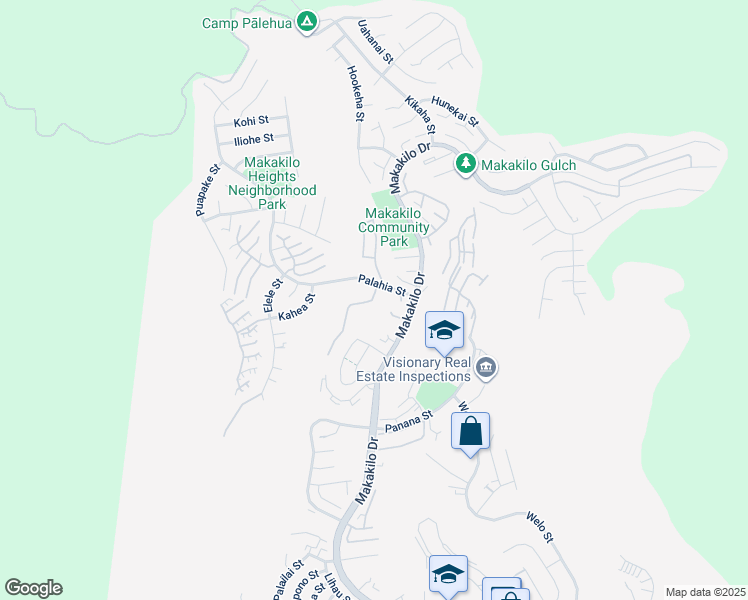 map of restaurants, bars, coffee shops, grocery stores, and more near 92-1096 Palahia Street in Kapolei