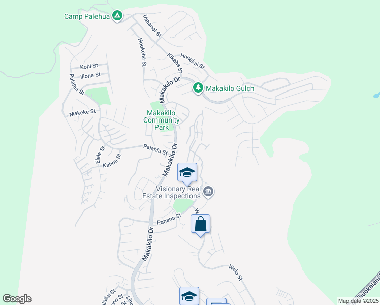 map of restaurants, bars, coffee shops, grocery stores, and more near 92-1007 Okaa Street in Kapolei