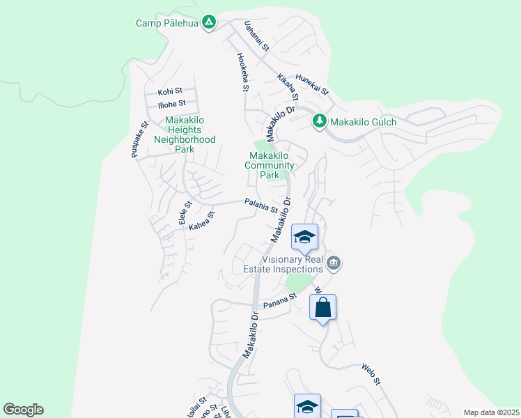 map of restaurants, bars, coffee shops, grocery stores, and more near 92-1096 Palahia Street in Kapolei