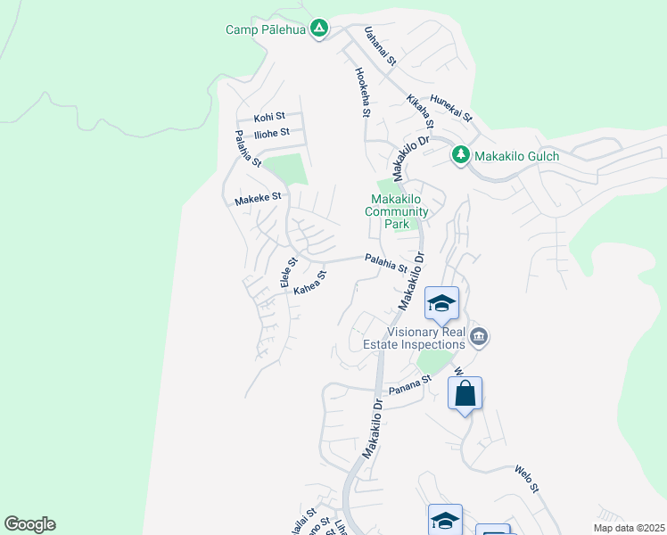 map of restaurants, bars, coffee shops, grocery stores, and more near 92-1150 Palahia Street in Kapolei