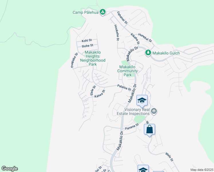 map of restaurants, bars, coffee shops, grocery stores, and more near 92-7003 Kahea Street in Kapolei