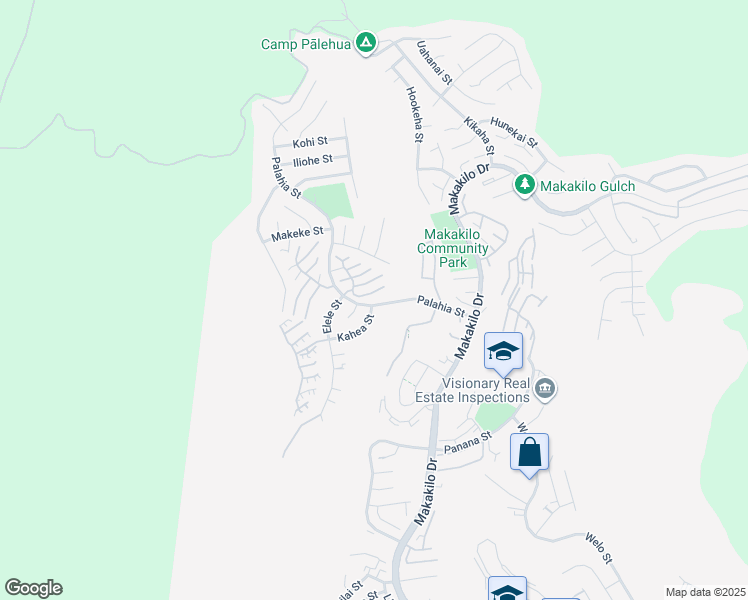 map of restaurants, bars, coffee shops, grocery stores, and more near 92-1167 Palahia Street in Kapolei