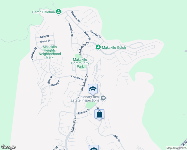 map of restaurants, bars, coffee shops, grocery stores, and more near 92-1007 Okaa Street in Kapolei