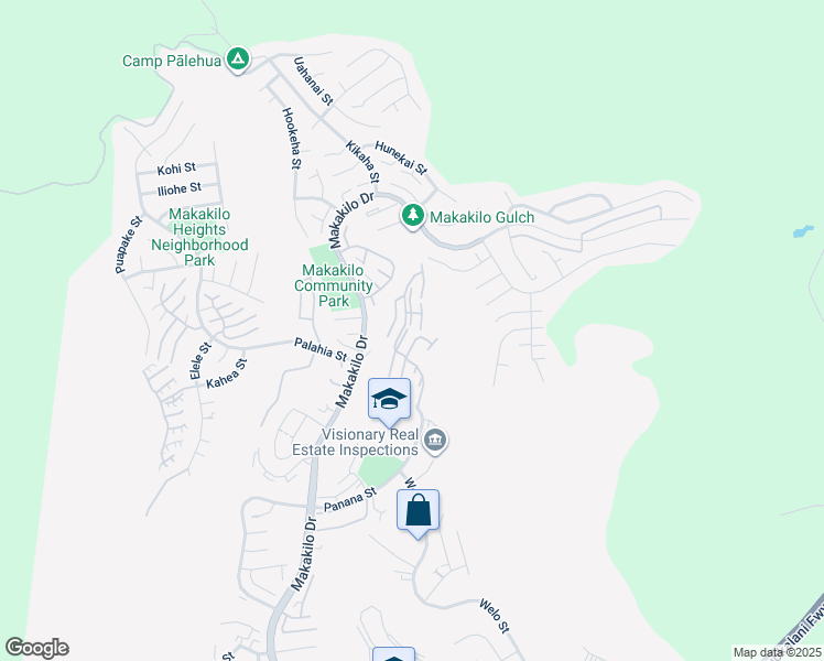 map of restaurants, bars, coffee shops, grocery stores, and more near 92-1045 Lalahi Street in Kapolei