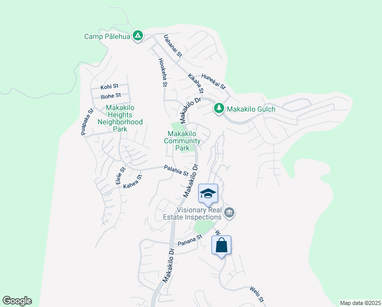 map of restaurants, bars, coffee shops, grocery stores, and more near 92-1106 Liolio Place in Kapolei