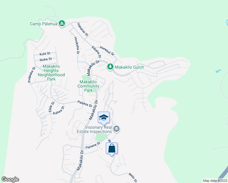 map of restaurants, bars, coffee shops, grocery stores, and more near 92-1021 Nou Street in Kapolei