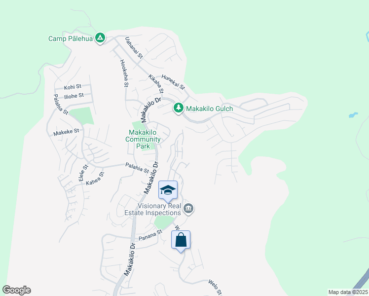 map of restaurants, bars, coffee shops, grocery stores, and more near 92-1021 Nou Street in Kapolei