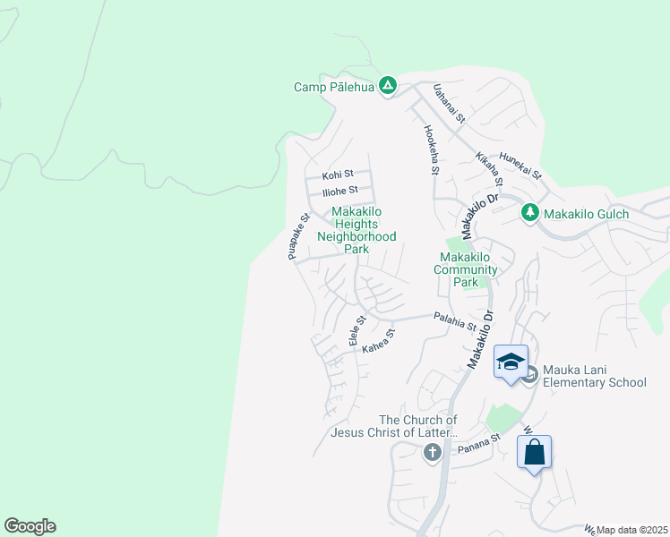 map of restaurants, bars, coffee shops, grocery stores, and more near 92-6030 Makeke Street in Kapolei
