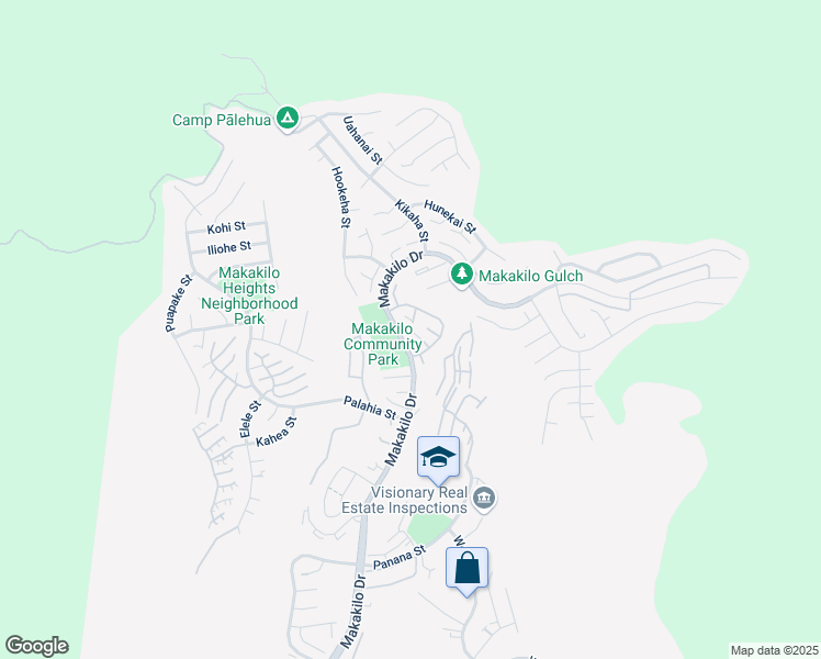map of restaurants, bars, coffee shops, grocery stores, and more near 92-1185 Kulike Place in Kapolei