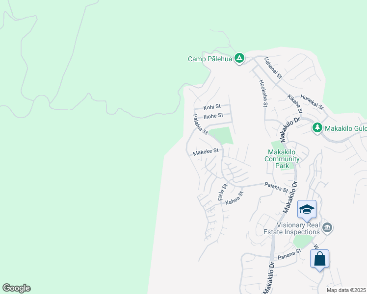 map of restaurants, bars, coffee shops, grocery stores, and more near 92-6100 Puapake Street in Kapolei