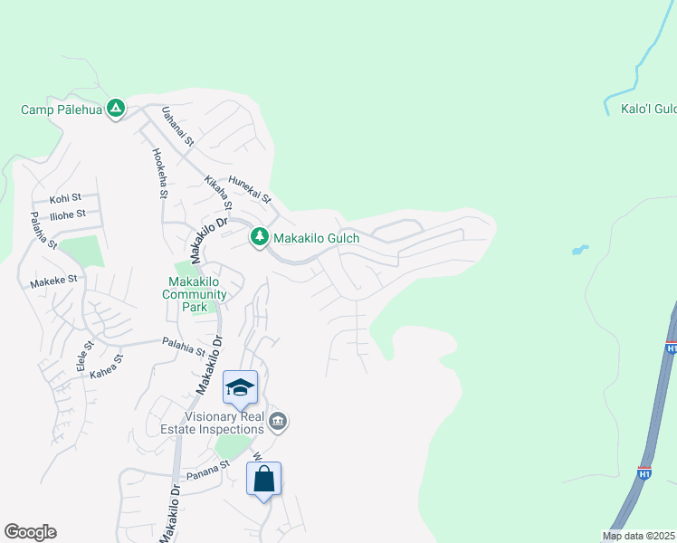 map of restaurants, bars, coffee shops, grocery stores, and more near 92-1316 Punawainui Street in Kapolei