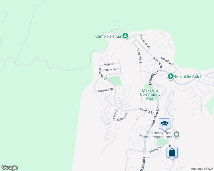 map of restaurants, bars, coffee shops, grocery stores, and more near 92-120 Hihialou Place in Kapolei
