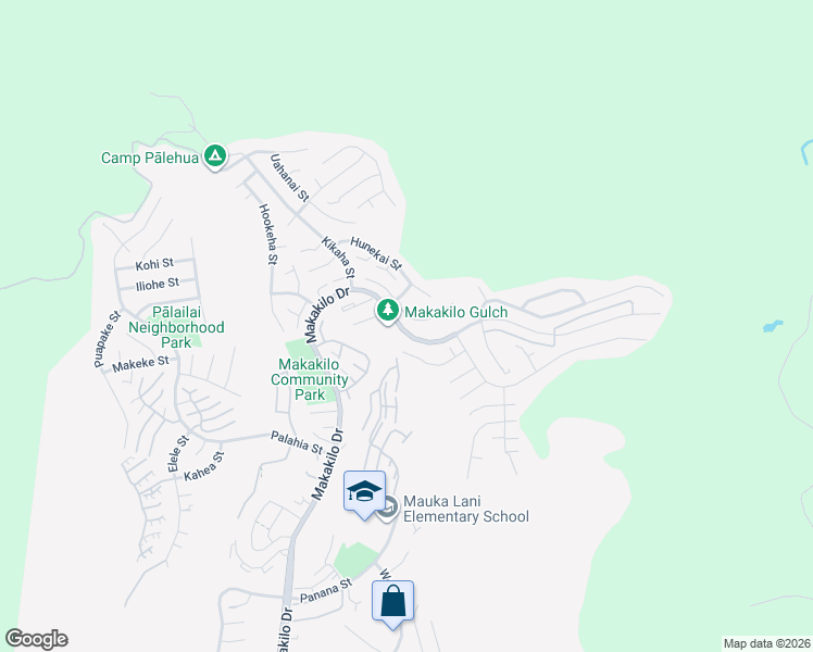 map of restaurants, bars, coffee shops, grocery stores, and more near 92-1287 Hauone Street in Kapolei