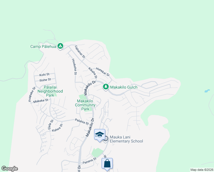 map of restaurants, bars, coffee shops, grocery stores, and more near 92-1287 Hauone Street in Kapolei