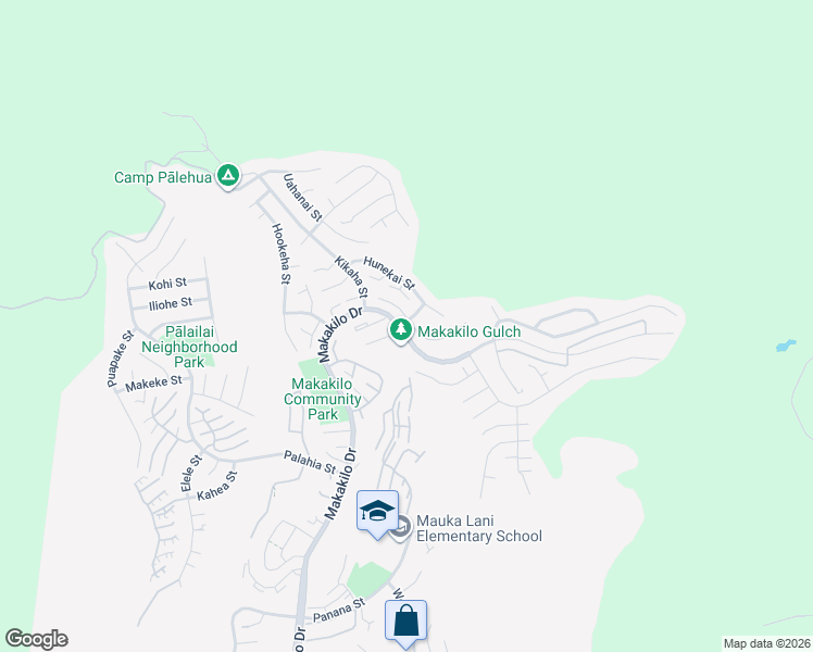 map of restaurants, bars, coffee shops, grocery stores, and more near 92-1287 Hauone Street in Kapolei